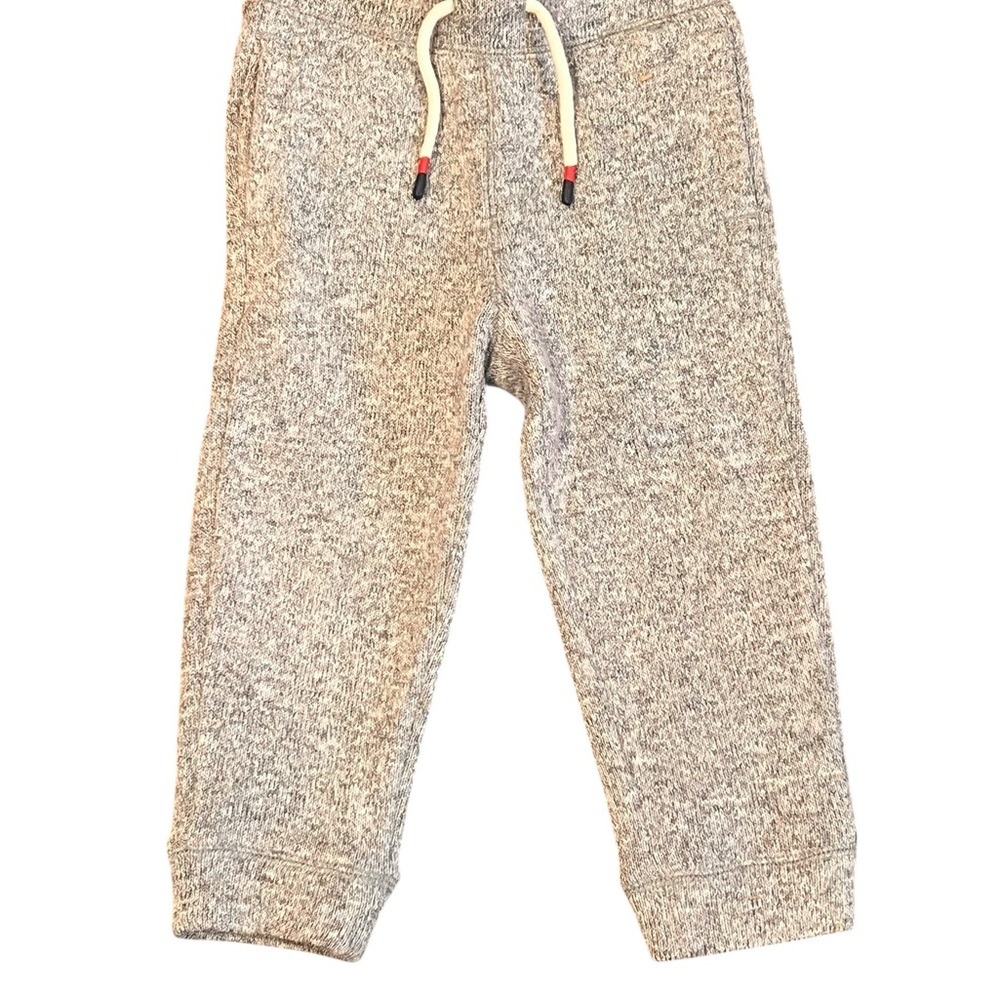 GAP Heathered Gray Boys Sweater Joggers, Size 2